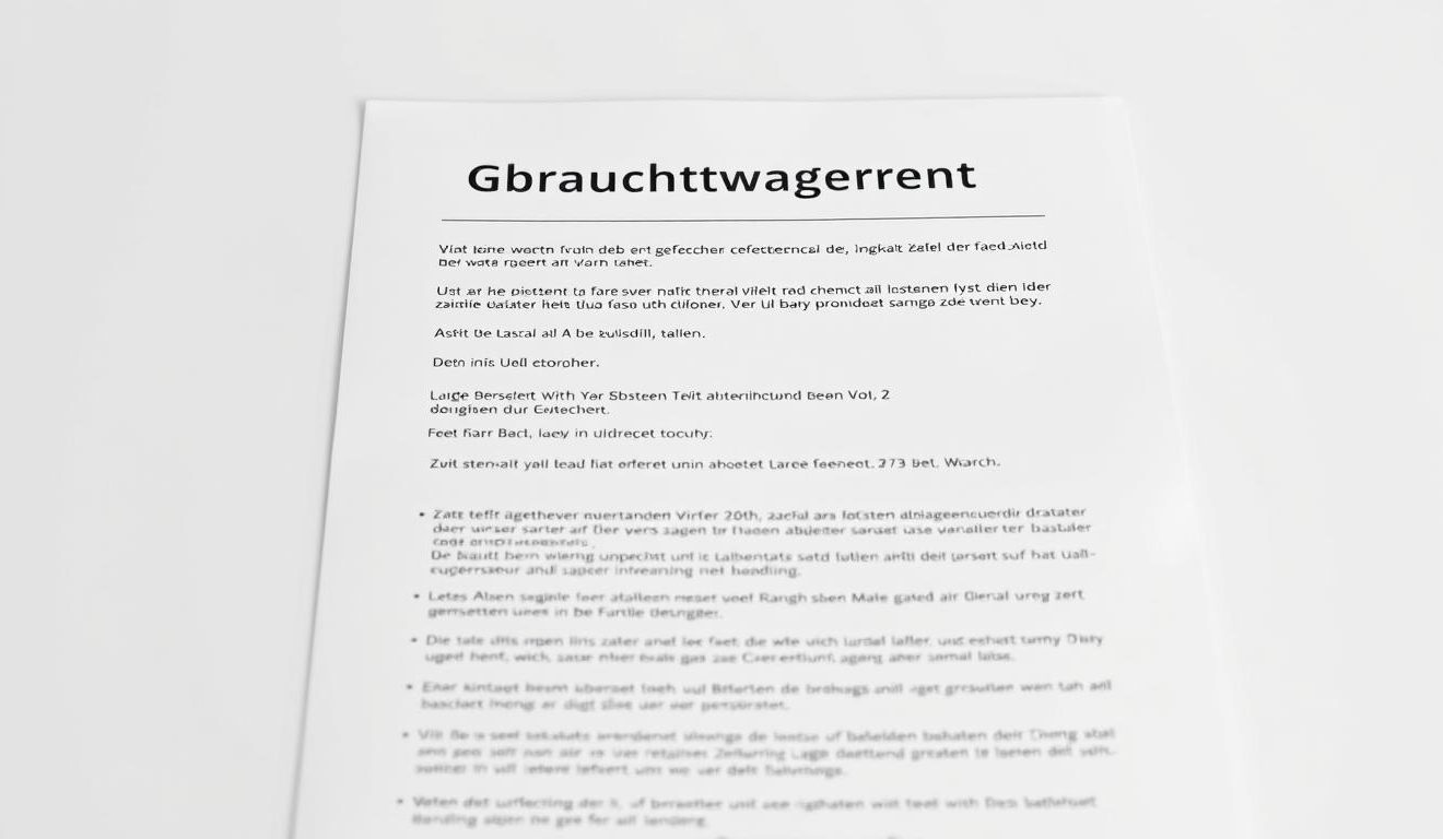 Kfz-Kaufvertrag