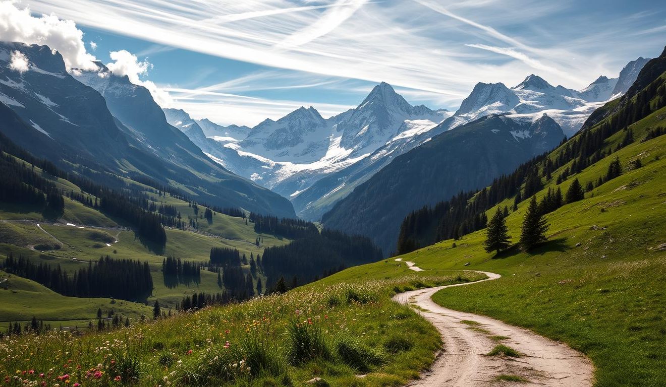 Grenze zwischen Österreich und der Schweiz