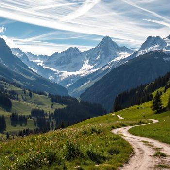 Grenze zwischen Österreich und der Schweiz