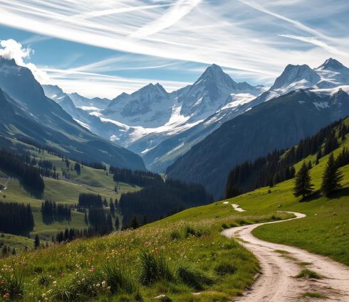 Grenze zwischen Österreich und der Schweiz